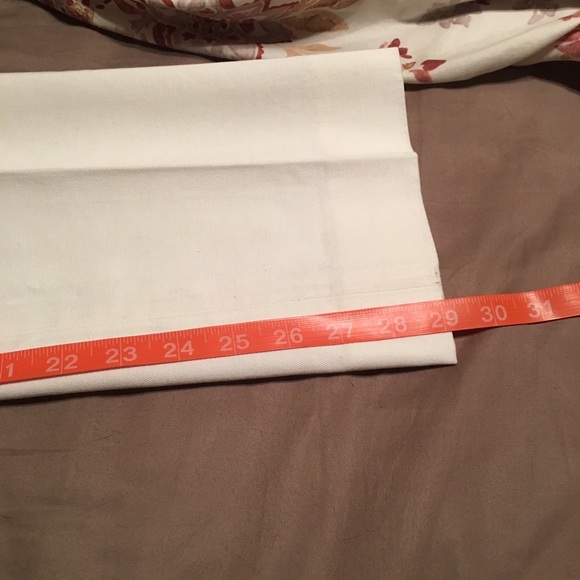 White Burberry pants NWOT 30” Low rise - Picture 8 of 8